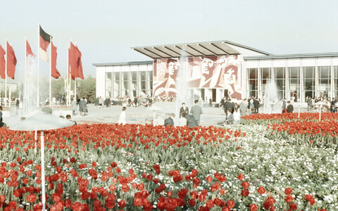 Florale Hallenschau