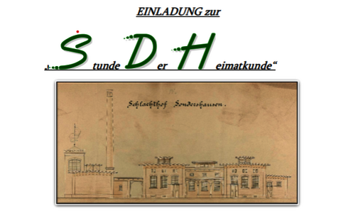 Stunde der Heimatkunde - Bildvortrag "Einblicke in die Arbeit im Kreisarchiv des Kyffhäuserkreises"