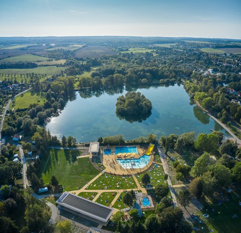 Campingplatz am Schwanenteich in Mühlhausen